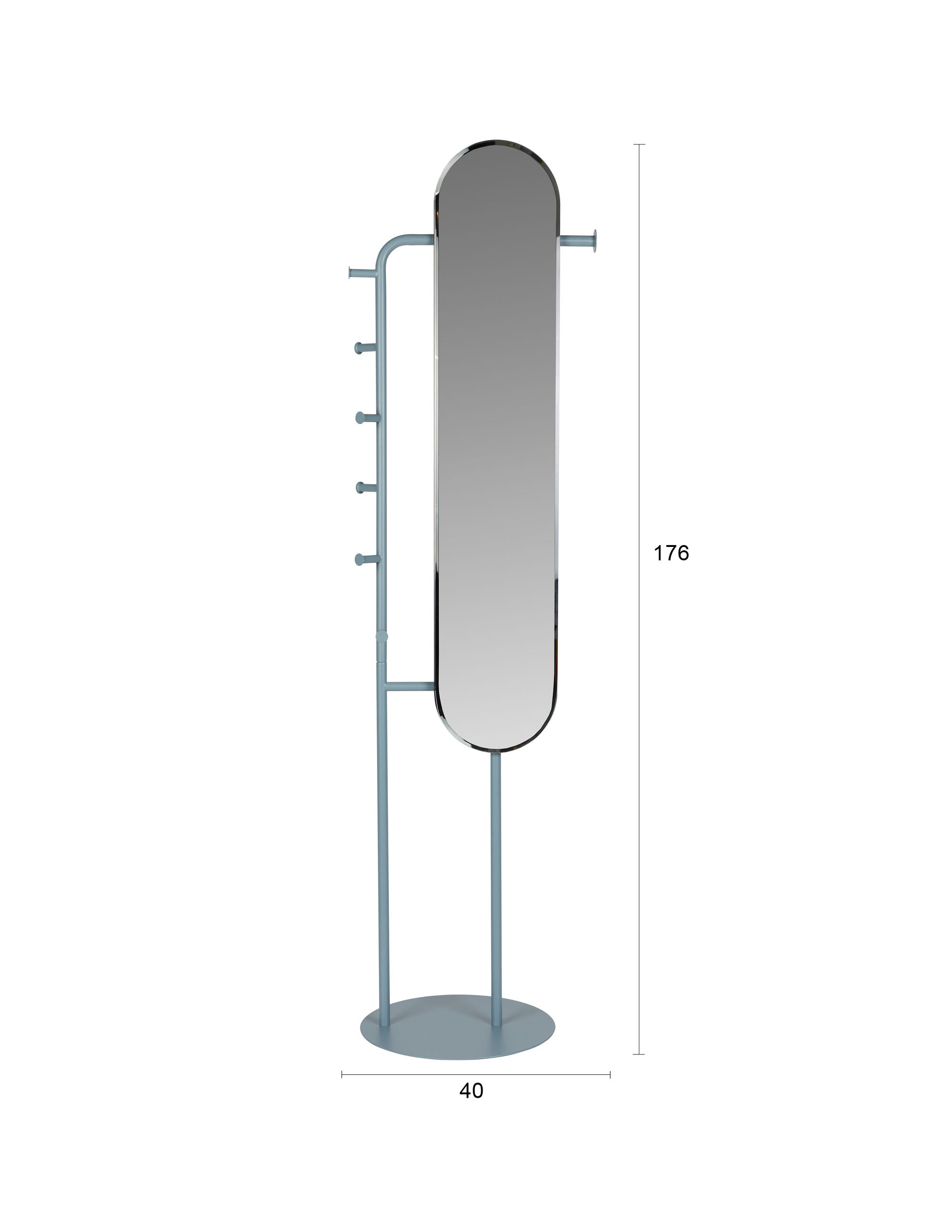 Zuiver Vero Blue Standing Mirror
